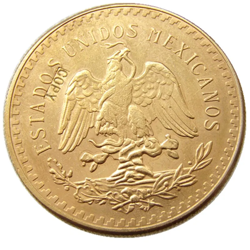 Qualsiasi Moneta Da Copia Placcata In Oro Da 50 Peso Del Messico (1921-1947)