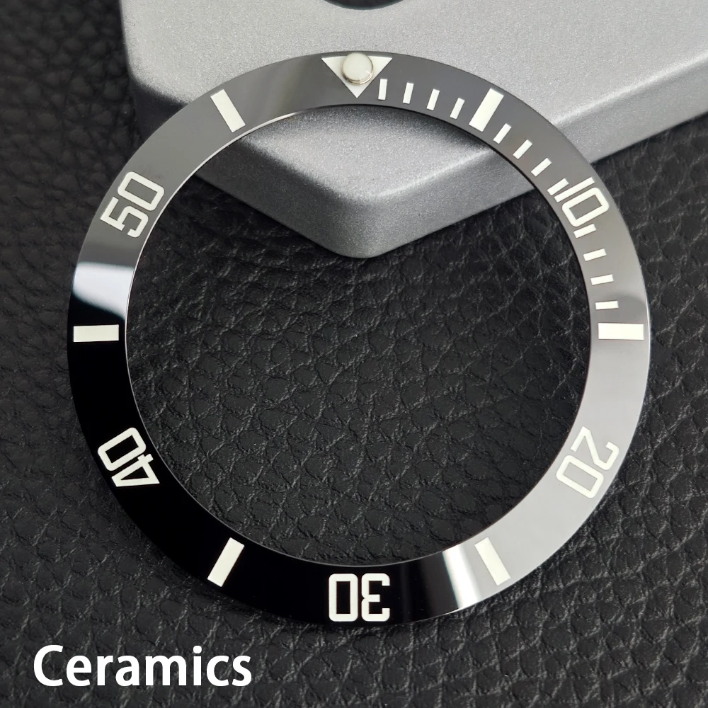 Premium Ceramic/Aluminum Watch Bezel Insert - High-Quality Mechanical Accessory