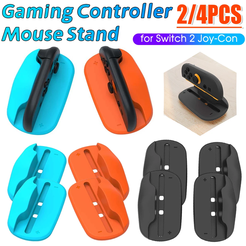 Gaming Controller Mouse Portable Mice Base Left Right Ergonomic Controller Mouse Dock for Nintendo Switch 2 Joy-Con Accessories