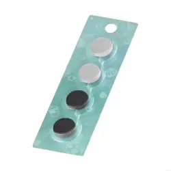 Enhanced Shock - Absorption Silicone Grip Caps for Portable Gaming Devices (2 black and 2 white)