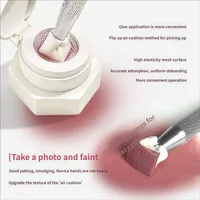 Gel de tapotement Air Cushion 39 couleurs pour ongles, maille élastique, sans rinçage, haute saturation, couleur unie, dégradé, sans joint, vernis à ongles UV spécifique 6