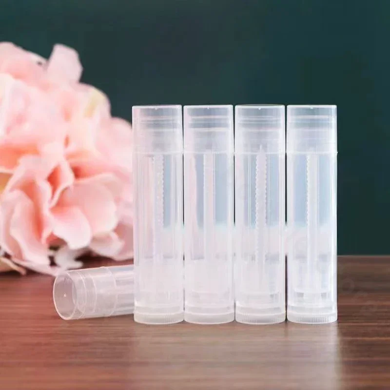 5g Empty Lip Gloss Tubes Lipstick Jars Balm Tube Cap Container Travel Makeup Tool Lip Balm Cosmetic Containers 100Pcs cosmetic bottle makeup empty bottle