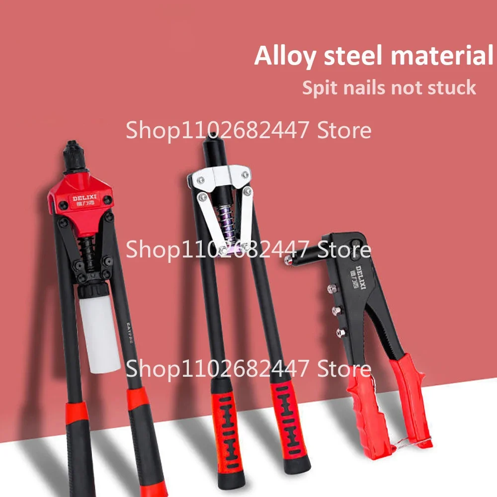 Heavy Duty Alloy Steel Rivet Gun Assortment Kit Manual Hole Opener Grab Core Pull Artifact Pull Industrial Rivet Gun Tools