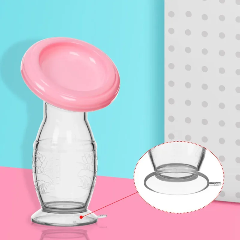 

Hot Manual Breast Pump Baby Feeding Partner Breast Collector Automatic Correction Breast Milk Silicone Pumps PP BPA Free