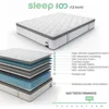 Full Mattress 12 Inch, 5-Zone Deep Sleep Firm with Extra Lumbar & Shoulder Support, Mattresses 5