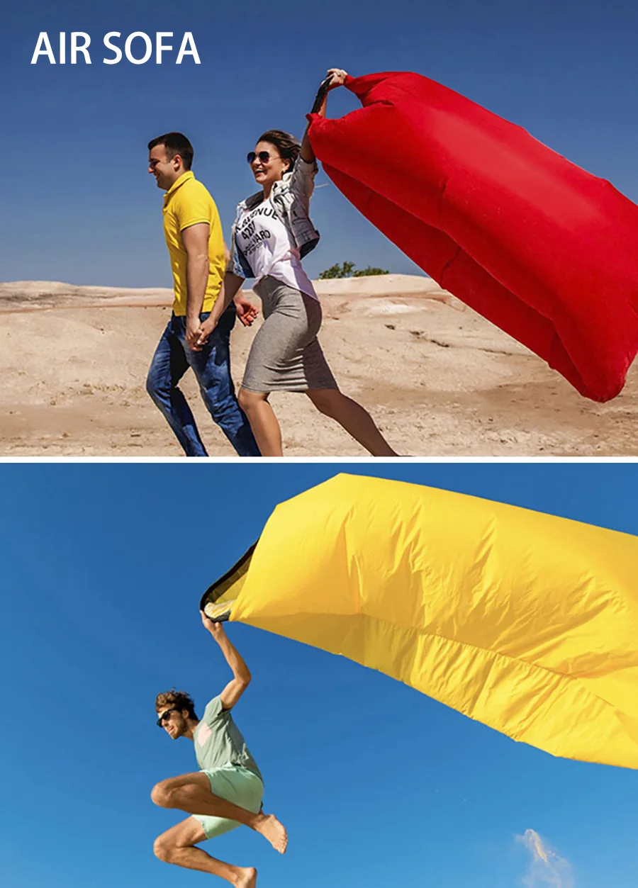 PortableLazyBagsCampingFoldingChairSleepingBagWaterproof