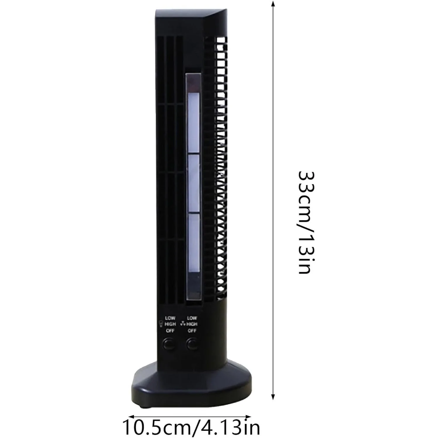 휴대용 USB 데스크탑 에어컨 팬 미니 수직형 날개 없는 에어쿨러 팬 LED 조명 쿨링 타워 팬 가정 사무실용