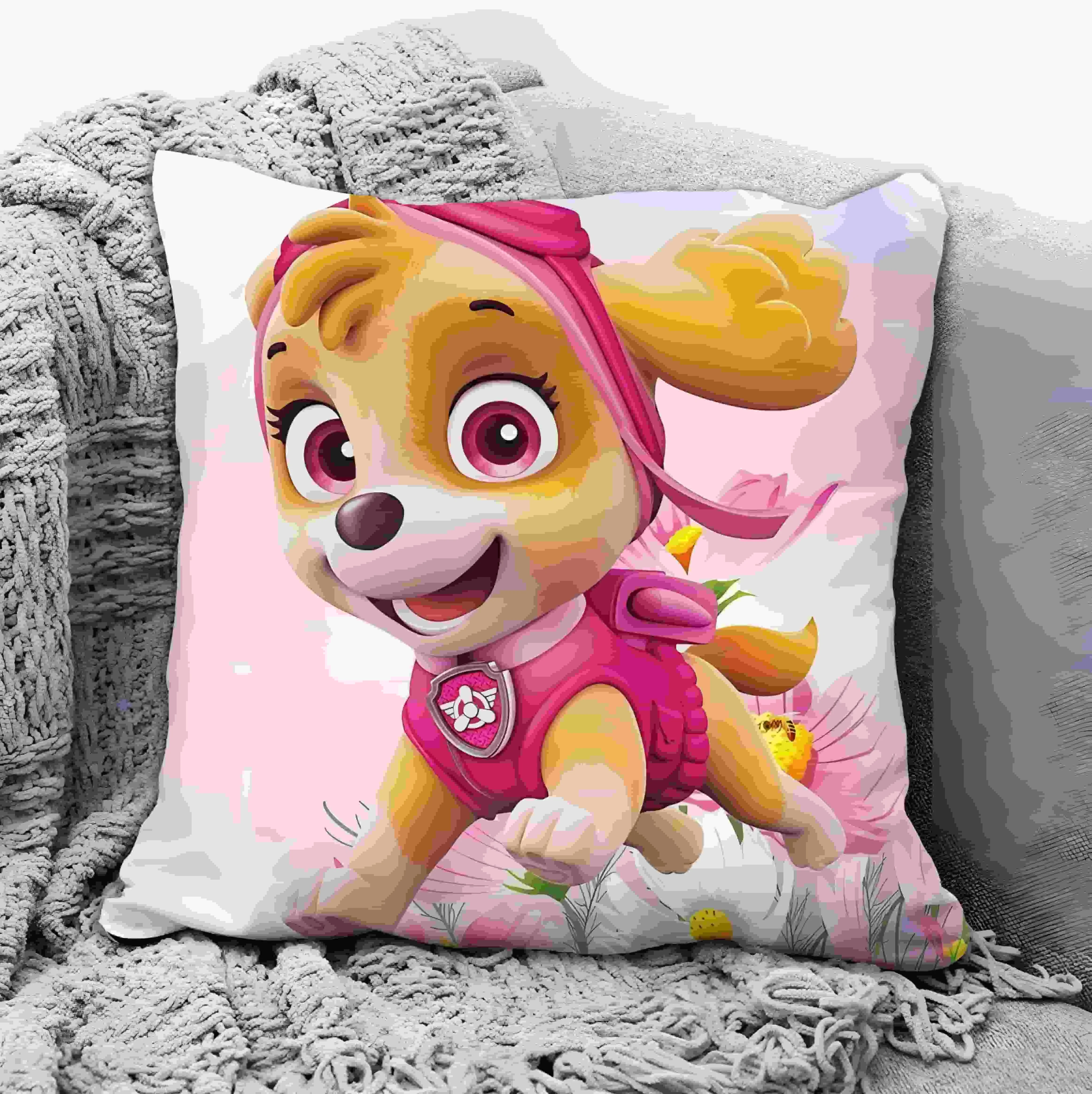 Cartoon Square Pillow Awaii Anime Soft Waist Sofa Cushion Printing Throw Pillow Throw Bedroom Pillows Cute dog