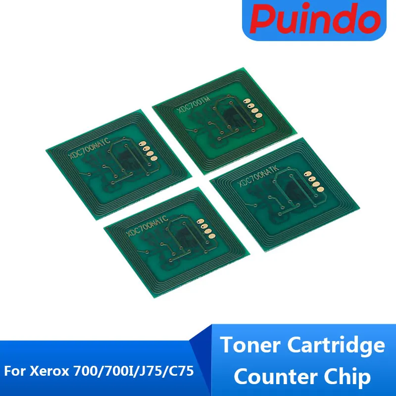 

Toner Cartridge Counter Chip K C M Y For Xerox 700/700I/J75/C75 Copier U.S. Edition
