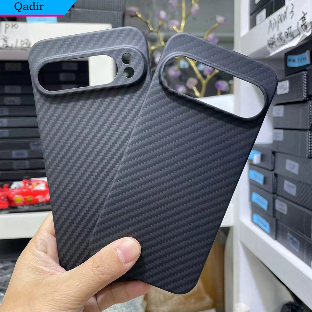 

QADIR for Google Pixel 9Pro case anti-fall Pure carbon Fiber Aramid fiber ultra thin business Pixel 9 phone Cover