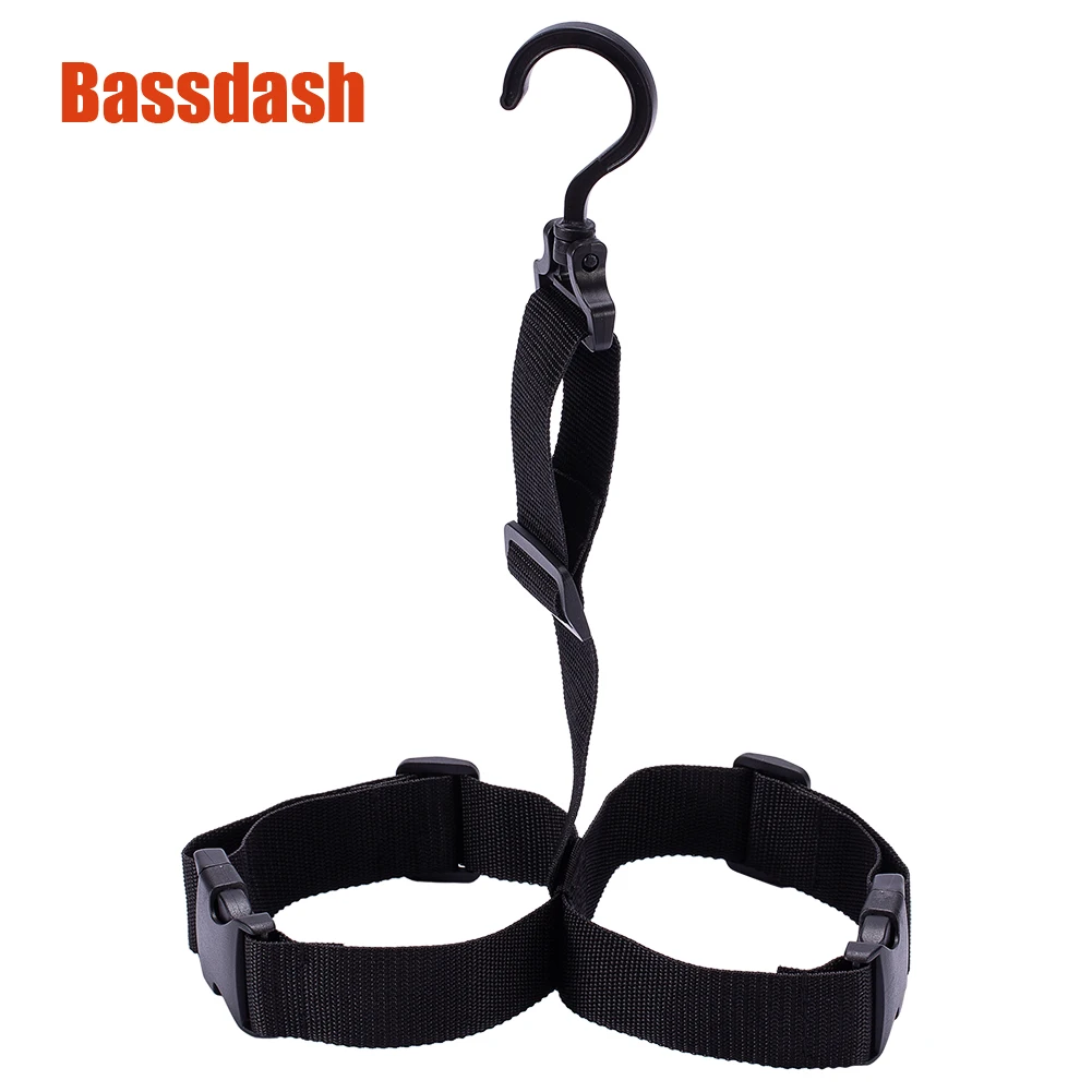 Bassdash Snow Rain Boot Hanger Drier For Fishing Wader Adjustable Strap Storage Drying fly fishing waders fly fishing shoes fishing boots