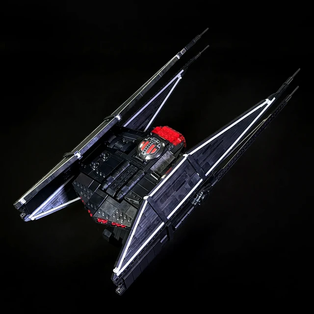 1846 Parts Building Kit Kylo Ren's Tie Silencer Fighter 75179