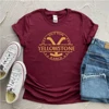 Retro Yellowstone T-shirt Yellowstone Dutton Ranch Shirt Rip Wheeler Unisex Short Sleeve Tees Vintage Tv Show Inspired Fans Tops 6