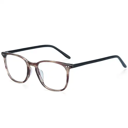 ZENOTTIC Casual Square Optical Prescription Eyeglasses Frames Unisex Ultralight Acetate All Day Comfort Spectacle Frame - Image 7