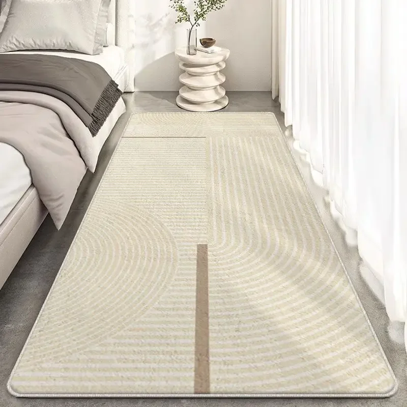 

Soft Stripe Carpet Ins Bedroom Carpet Fluffy Floor Mat Plush Lounge Rug Velvet Carpets for Bedroom Living Room Decor Carpets