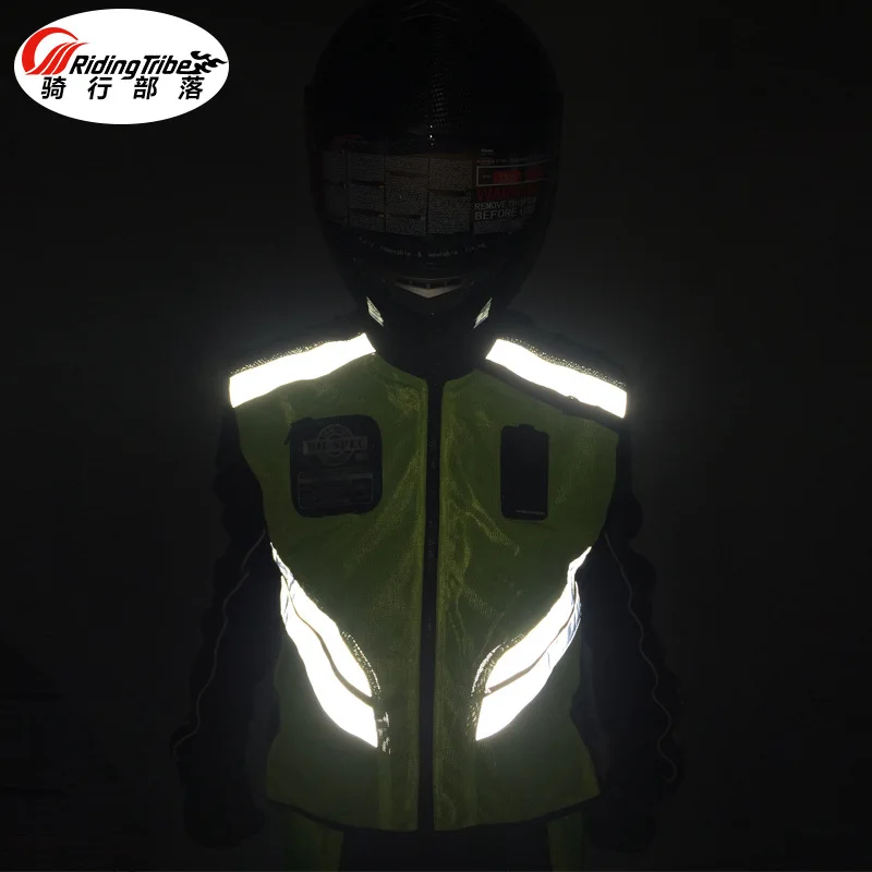 라이딩 부족 오토바이 반사 조끼, 팀 유니폼, 오토바이 여행, 통합 형광 안전 의류 조끼