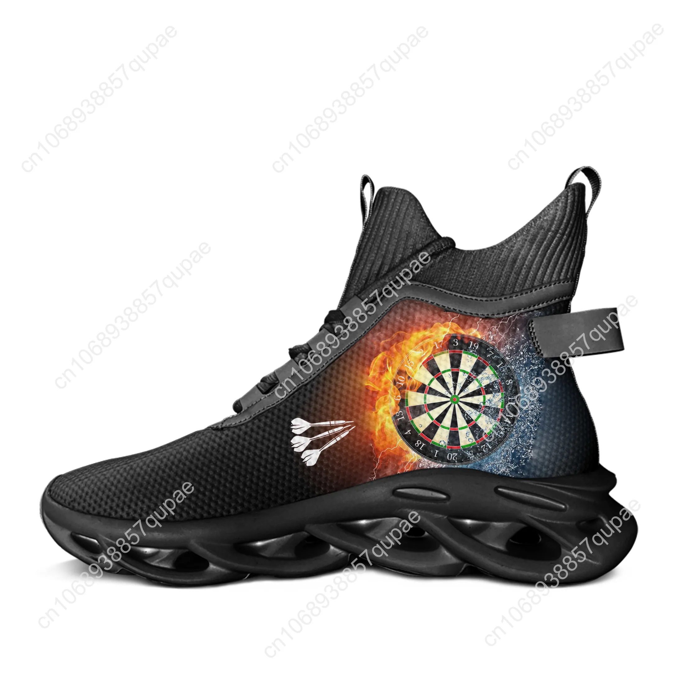 Love Gift Darts Player Sports Shoes High Top Flats Sneakers Mens Womens Sports Running Shoes Lace Up Mesh Footwear Custom Shoes 3
