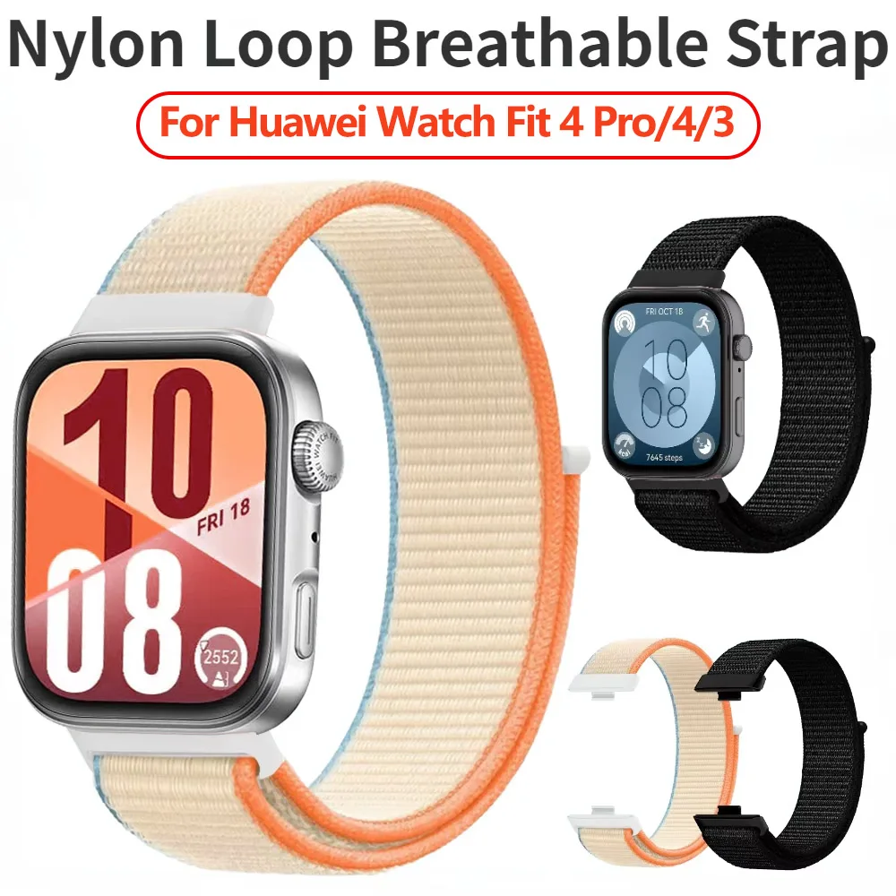 Breathable Nylon Loop Strap Wristband
