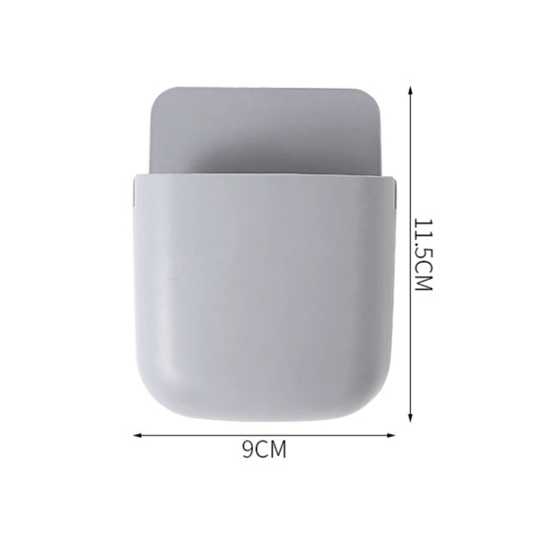 1/2/3pcs Wall Mount Phone Holder, Phone Stand with Self Adhesive, Holder for Shower, Charging, Plug Holder Box Storage