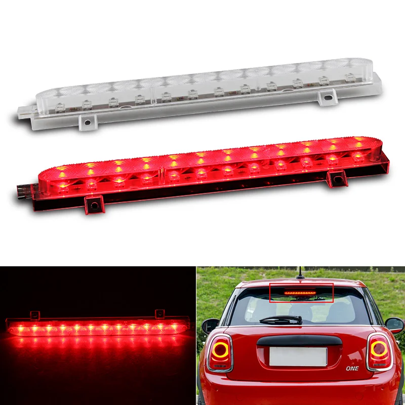 

1 шт. для MINI Cooper F55 F56 2013-2021 OEM #:729741010 светодиодный задний 3-й высокий стоп-сигнал задний фонарь автомобильные аксессуары 12 В