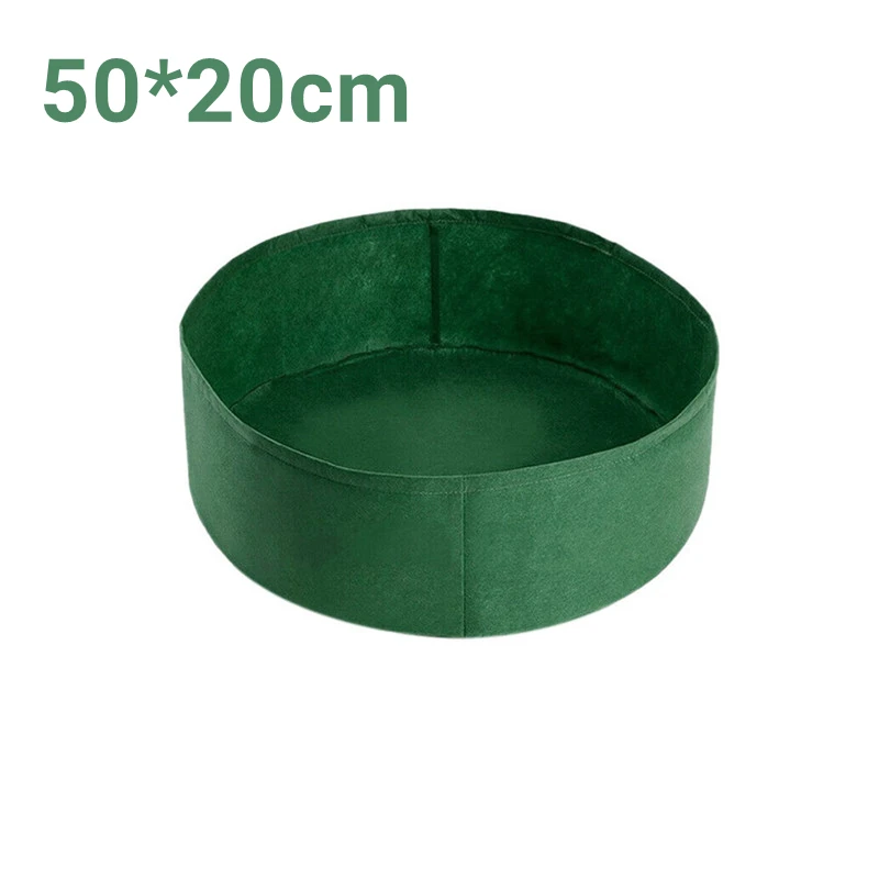 1Pcs Fabric Raised Garden Bed Square Garden Flower Grow Bag Vegetable Planting Bag Planter Pot With Handles For Plants Flower 
