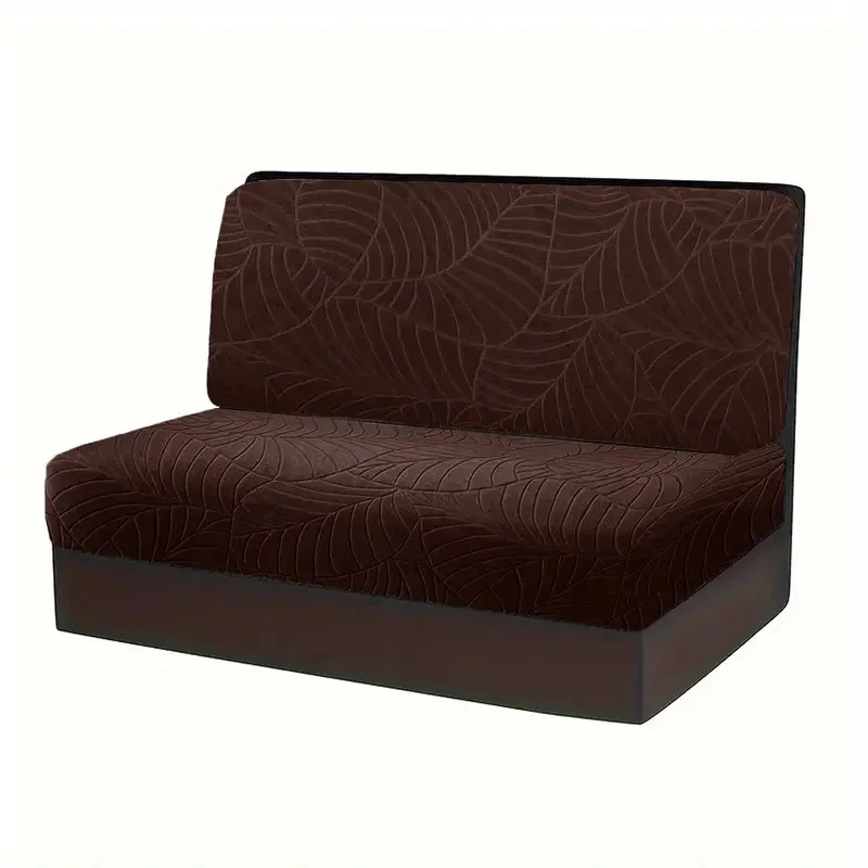 Jacquard RV Dinette Sofa Seat Cushion Cover Elastic Armless Couch Slipcovers Anti-slip Anti-dirt Camper Car Bench Slipcover 5