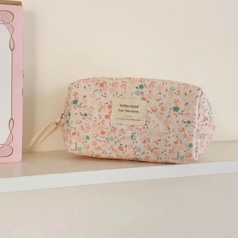 Large Capacity Women's Cosmetic Bags Cases Casual Ladies Small Storage Bag with Zipper Female Travel Clutch Bag Small Handbags - 4