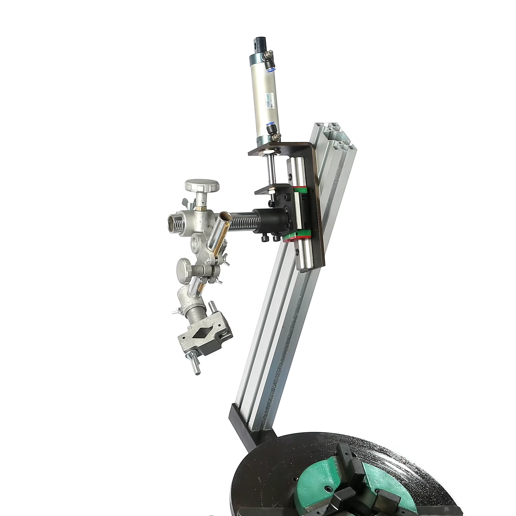 HD-30 Welding Positioner Turn Table Tube Welder Center Hole 25mm with Torch Holder WP 200  semi-automatic welding 6