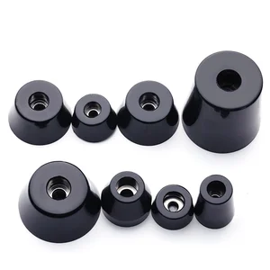 Image for 8pcs Anti Slip Furniture Legs Feet Black Speaker C 