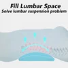 Back Pain Relieve Bed Back Pillow Lumbar Traction Cushion Waist Support Pillow for Good Sleeping 3