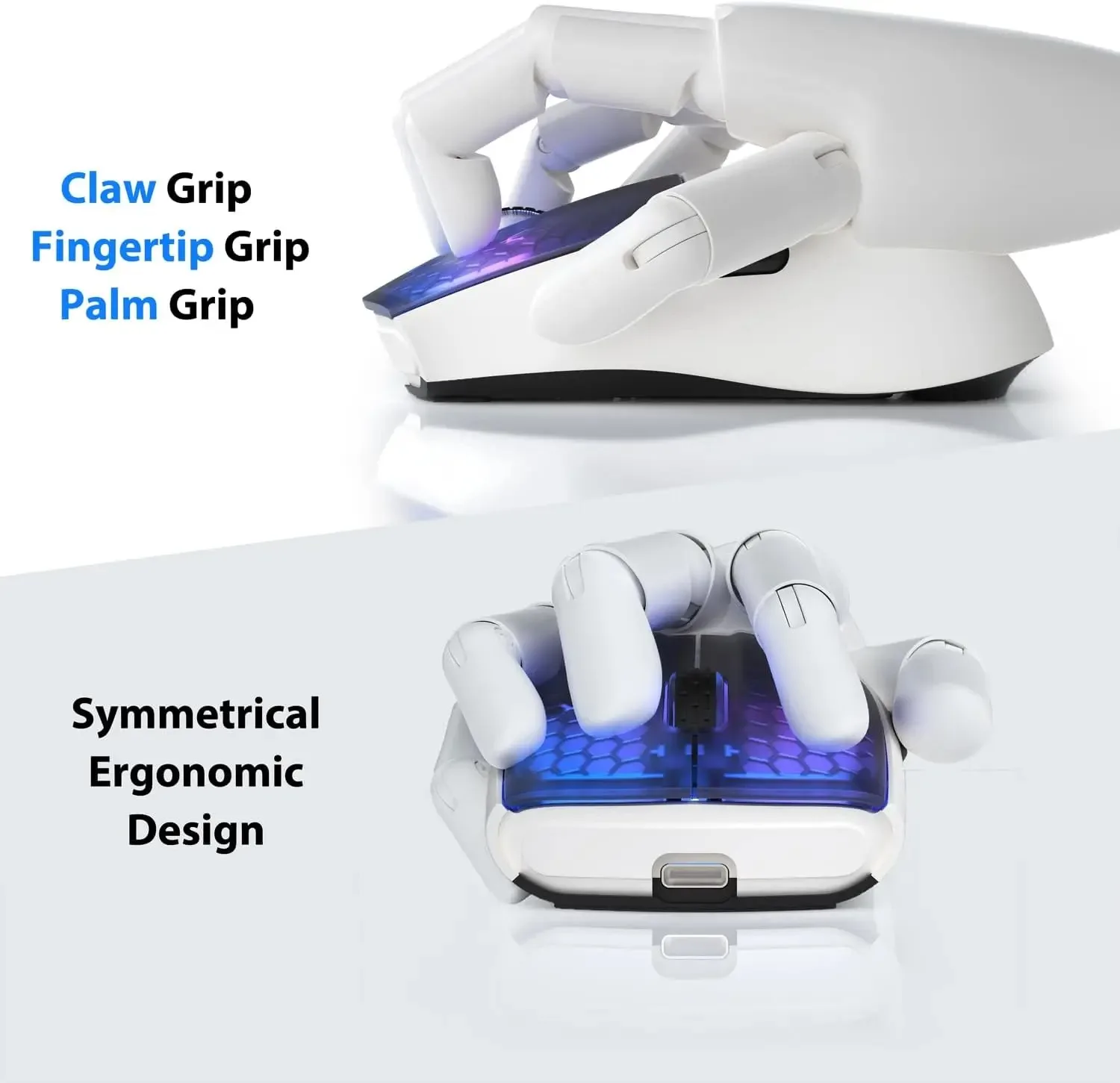 Attack Shark X5 Wireless Mouse Bluetooth Tri-Mode PAW3212 Sensor 4000DPI Optical RGB Mouse for PC Laptop Office Gaming wireless mouse,gaming mouse,optical mouse