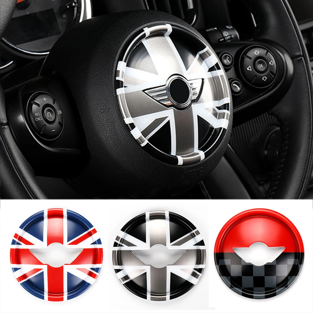 Union Jack Steering Wheel Center Case Cover Sticker Decal for MINI