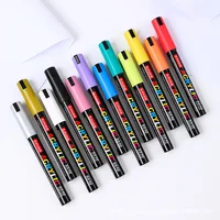 12/60 Colors Acrylic Marker Rock Painting Kit for Kids Children Stone Paint Pens Set Ceramic Glass Wood DIY Crafts Art Supplies 3