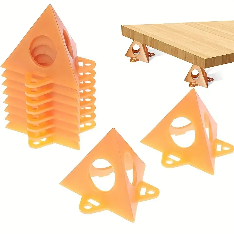 Painting Stands Mini Paint Stands Tool Triangle Tapered Pads Feet 10pcs For Cabinet Pouring Carpenter Woodworking Accessories