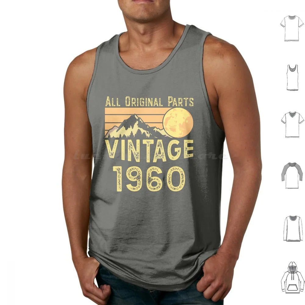

Retro 61St Birthday Ideas Born In 1960 Tank Tops Vest Sleeveless 61St Birthday Born In 1960 1960 61St Birthday Ideas Happy