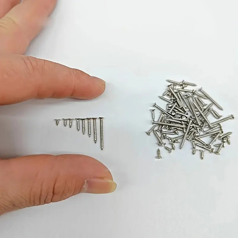 VKKM M2 Stainless Steel Self-Tapping Screws 800-piece Set with Multiple Specifications Efficient DIY Tools stainless steel screws
