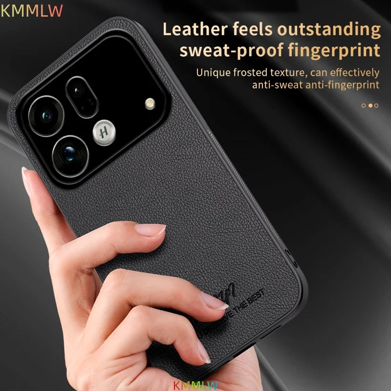 Premium Soft PU Leather Magnet Protective Back Cover Case - Elegant Design Phone Shell