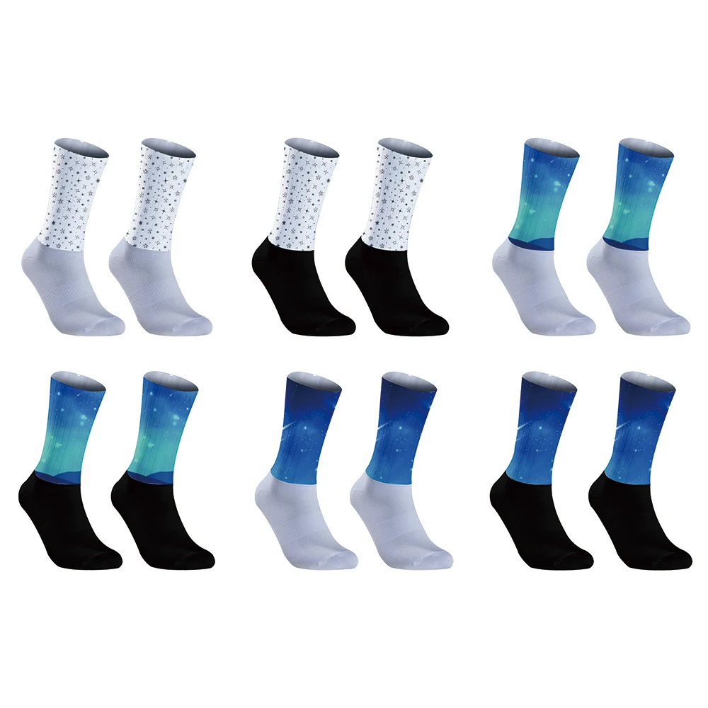 

Compression Bicycle Outdoor Running Sport Socks Anti Slip Seamless Cycling Socks 2024 New Bike Socks