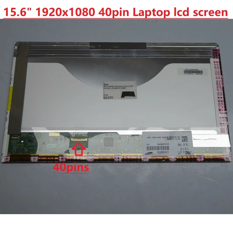 

15.6" Laptop LCD Screen B156HW01 B156HW02 LP156WF1-TLA1 LP156WF1 TLB1 TLB2 TLC1 TLF3 LP156WFC-TLB1 FHD1920x1080 40pin LVDS