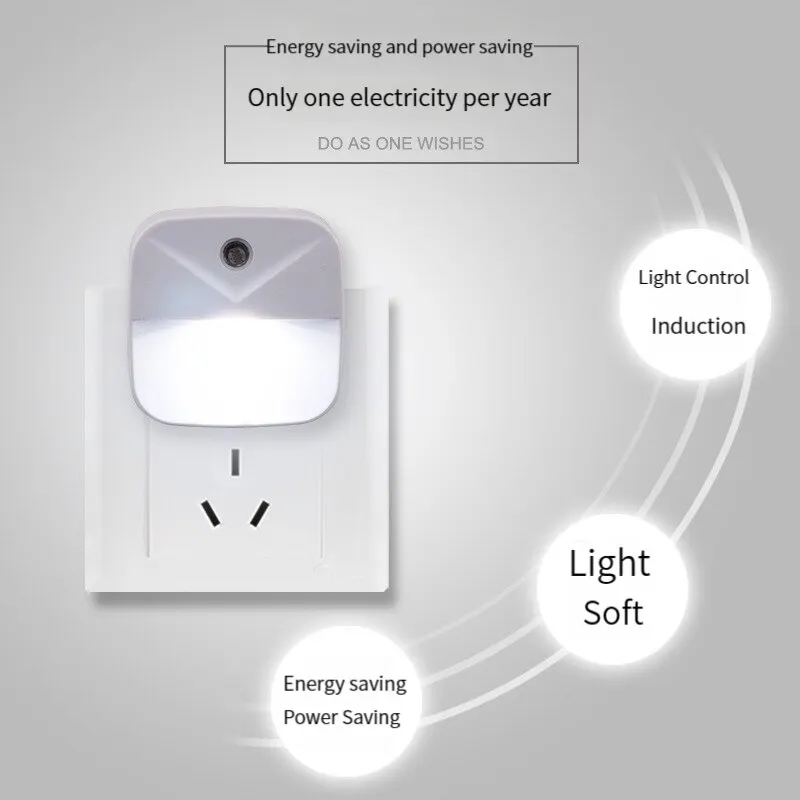 Smart LED Plug-In Sensor Night Light