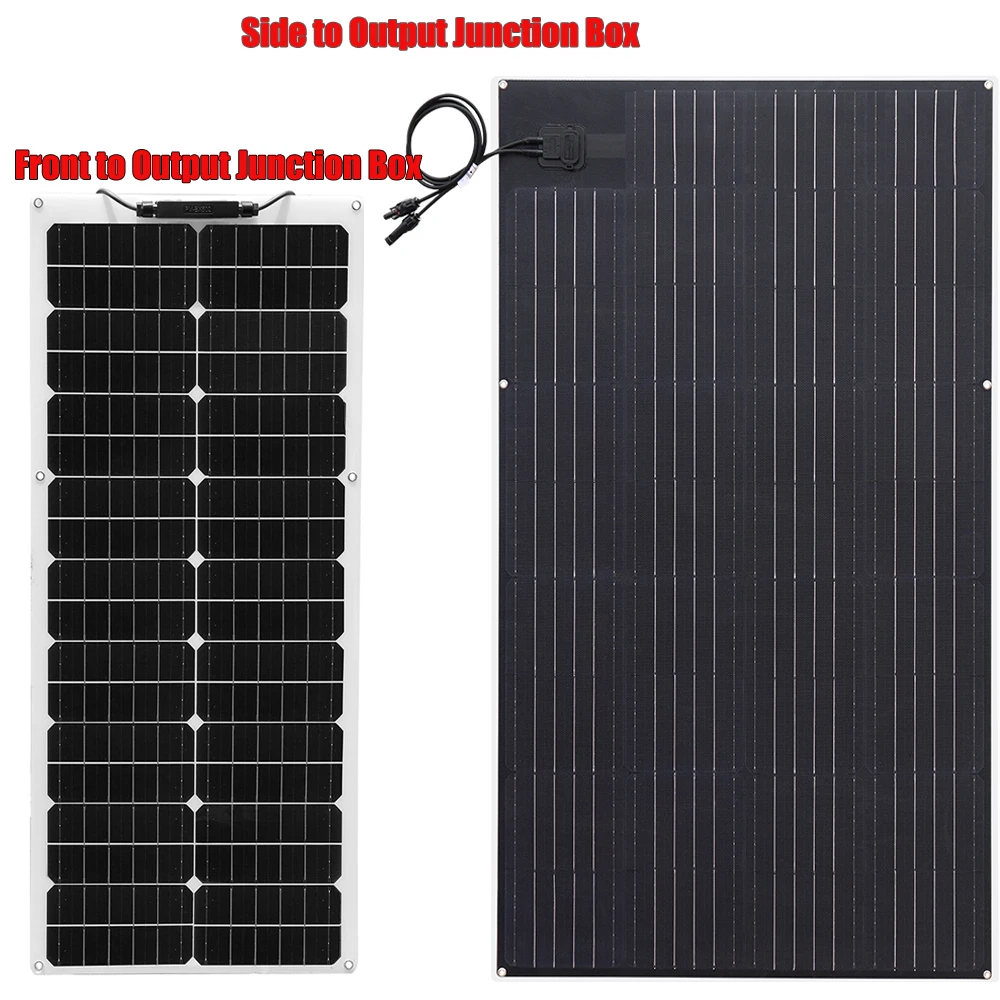 BOGUANG ETFE 또는 PET 유연한 태양 전지 패널 전원, 12V 배터리 자동차, RV 요트, 골프 카트 등 충전, 50W, 80W, 100W, 120W, 150W
