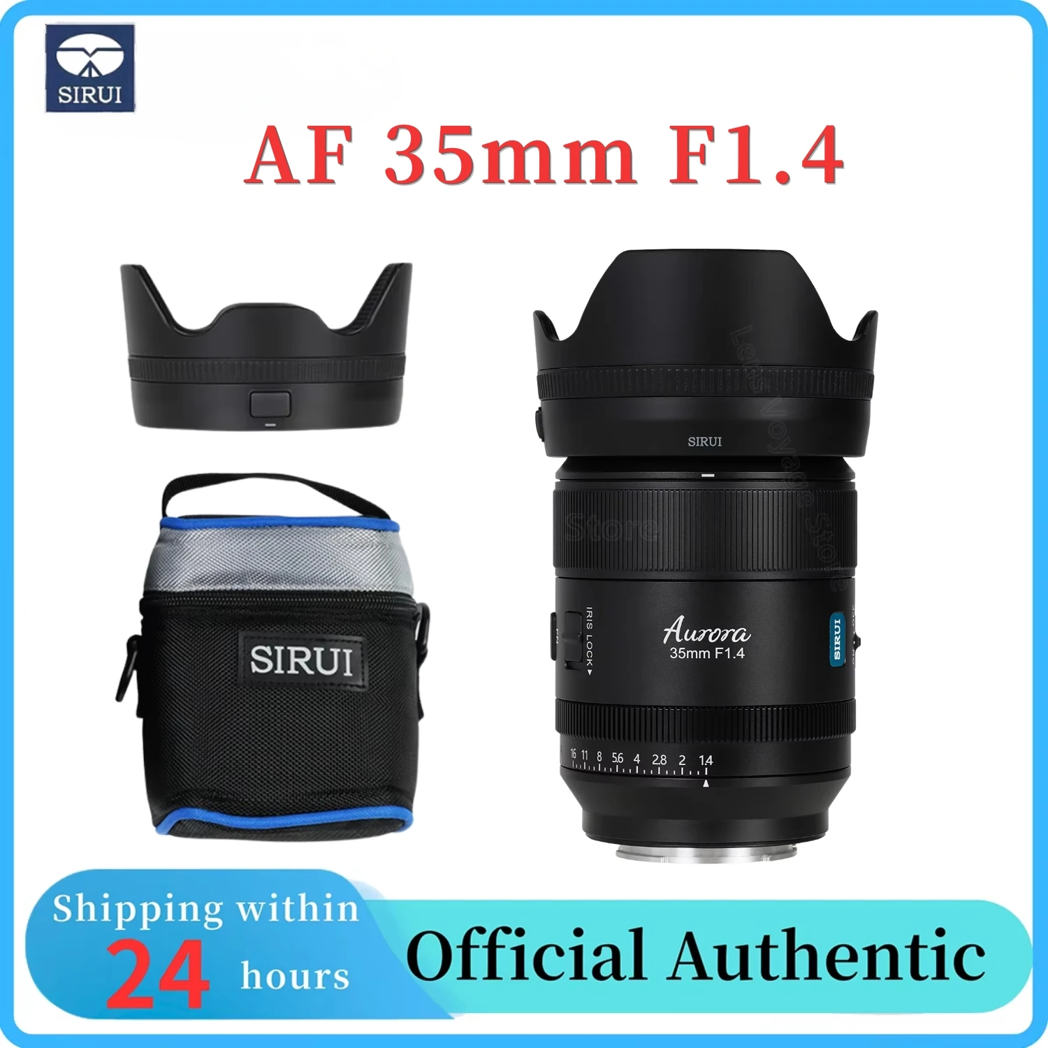 시루이 오로라 AF 35mm F1.4 풀프레임 렌즈 ( A7C2 A7CR A7M4, 니콘 Z50II Z5II Z6 Z8, 후지필름 X, 루믹스 S5 S1ii, 라이카 SL2 SL3 호환)