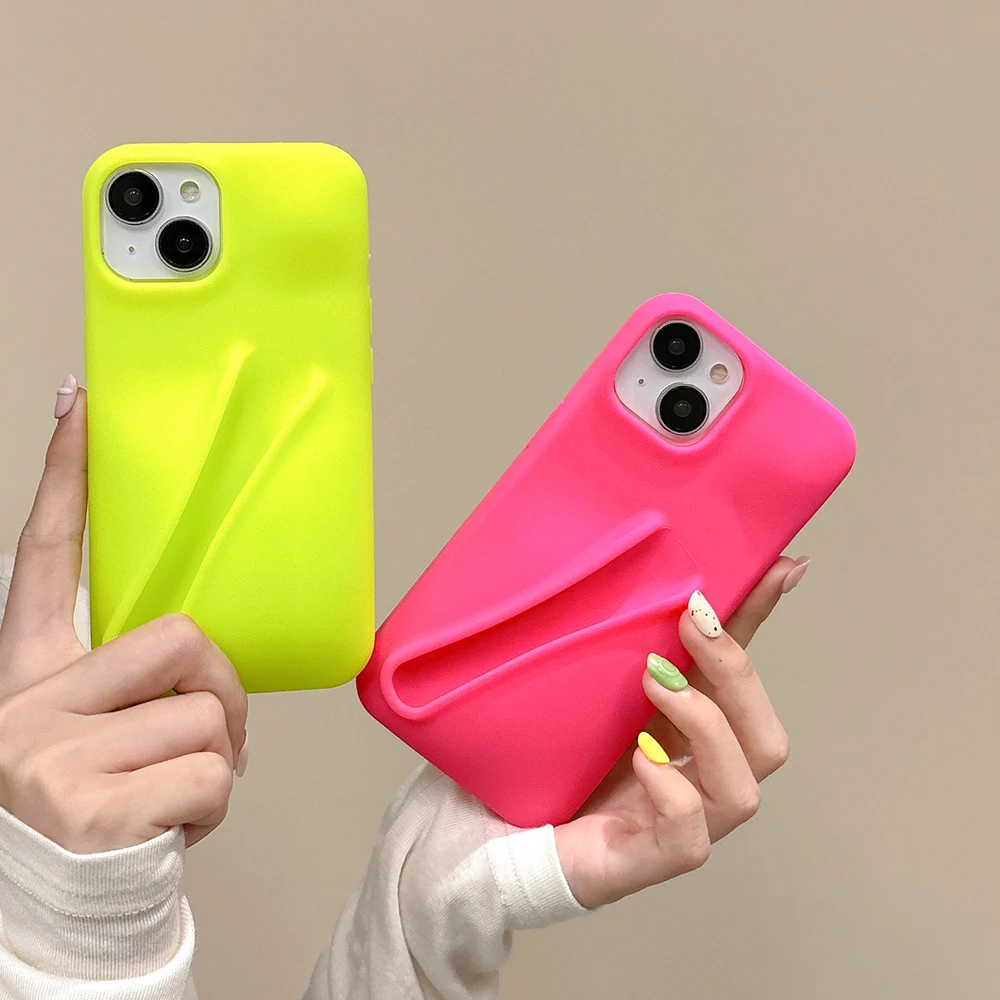 Gloss Soft Silicone Case Cover For iPhone 6 6S 7 8 X XS XR SE 11 12 13 Mini 14 15 Pro Max Plus can be installed lipstick