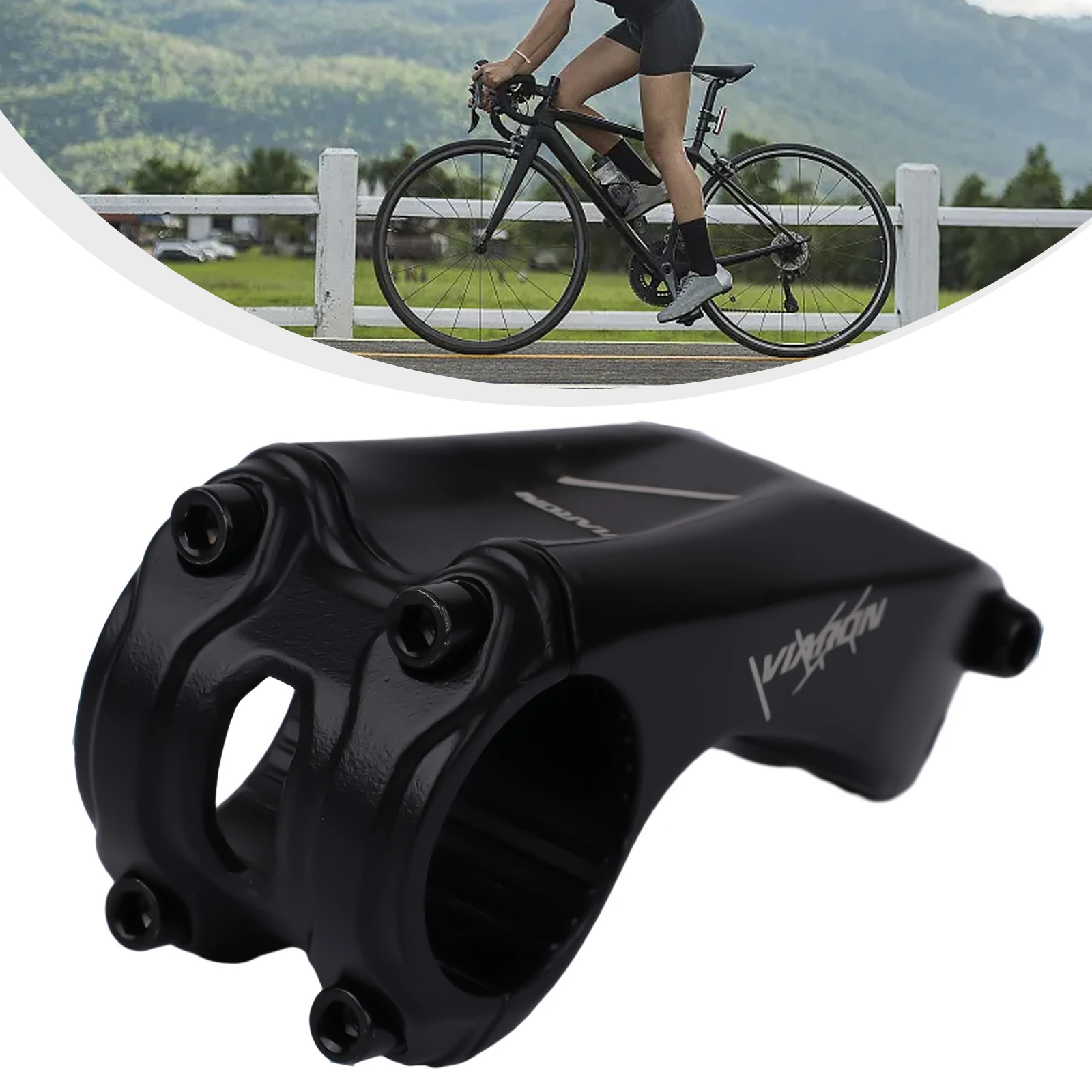 

Durable And Practical High Quality Brand New Handlebar Stem MTB Bicycle 70mm*31.8mm*28.6mm Accessories Black 1 Pcs
