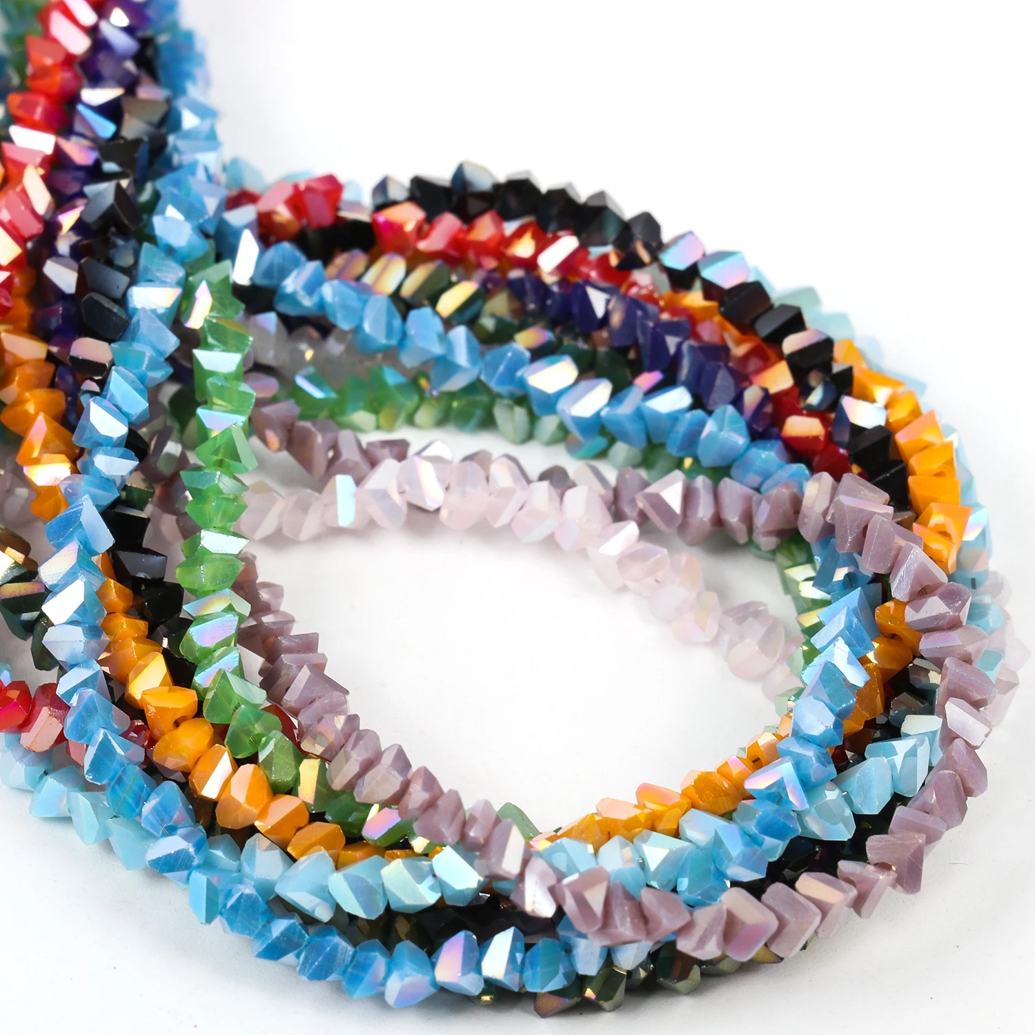 200pcs-500pcs Austria Crystal Beads 4/6/8mm Spacer Glass Beads Jewelry  Making Kits For Kids Girls Bracelet Necklace DIY Kits Set - AliExpress