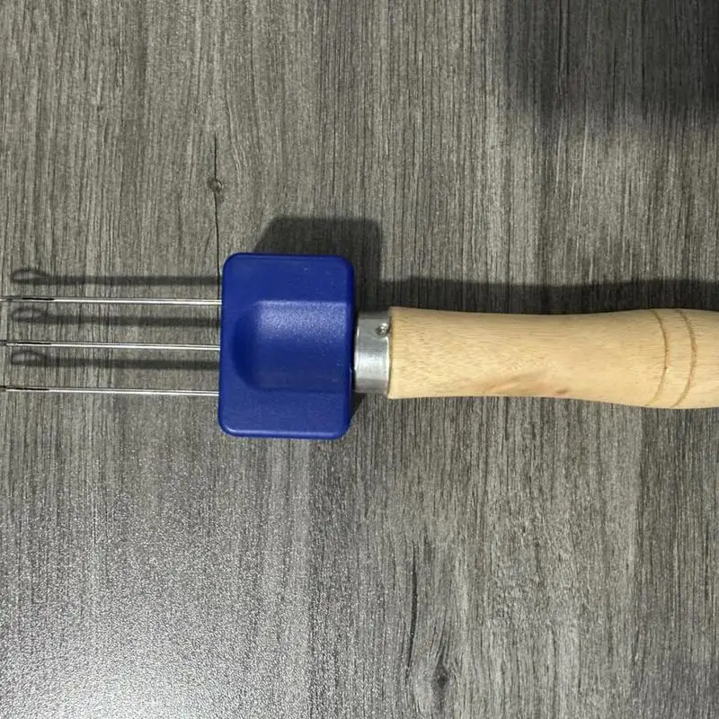 3 Latch Hook Tool Portable Cord Knitting Hook 3 Latch Needle Crocheting Tool NeedleCrochet Hook For Binding-Off Edging