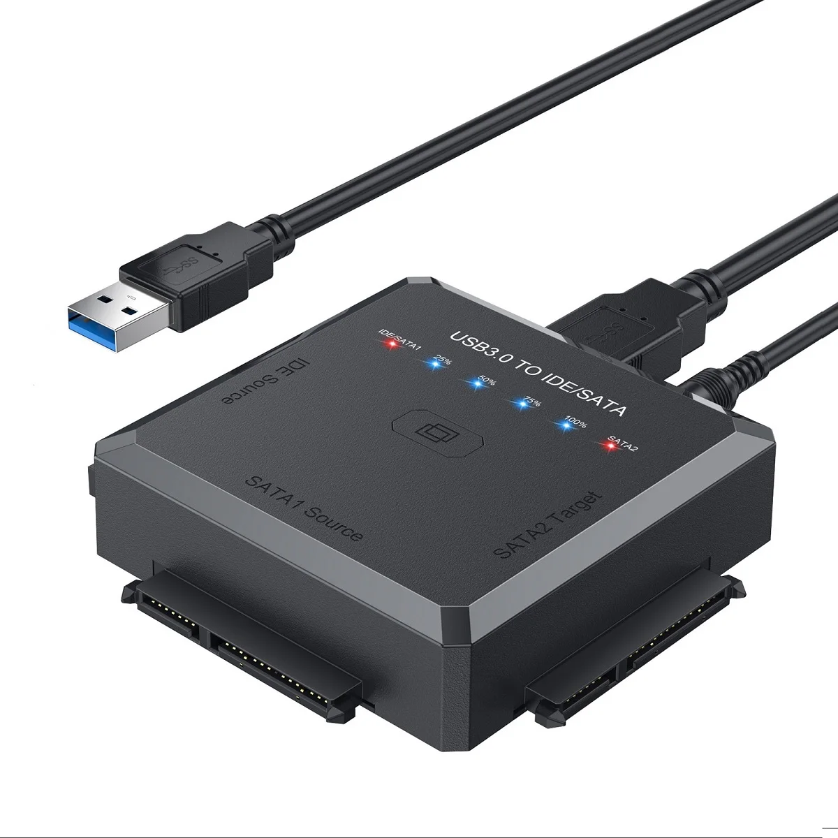 USB 3.0 to SATA IDE   3 in 1 USB3.0 IDE SATA ȯ ̺, PC Ʈ 2.5 3.5 HDD ϵ ũ ̹ 