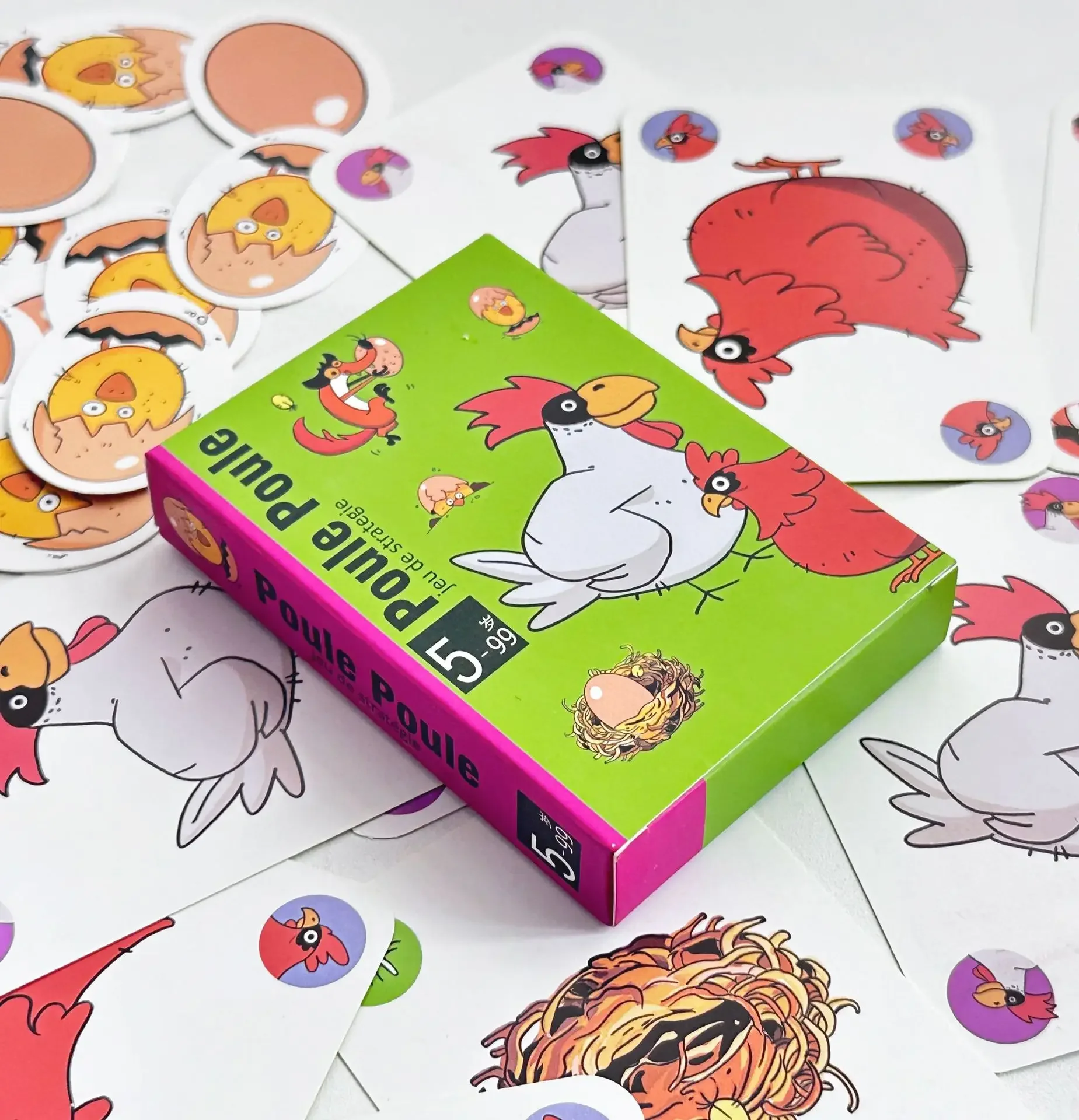 Chicken Chiu Chiu Board Game Grow Up Without Children, 5-8 Years Old Casual Party Card Game, Intellectual Children's Day Gift