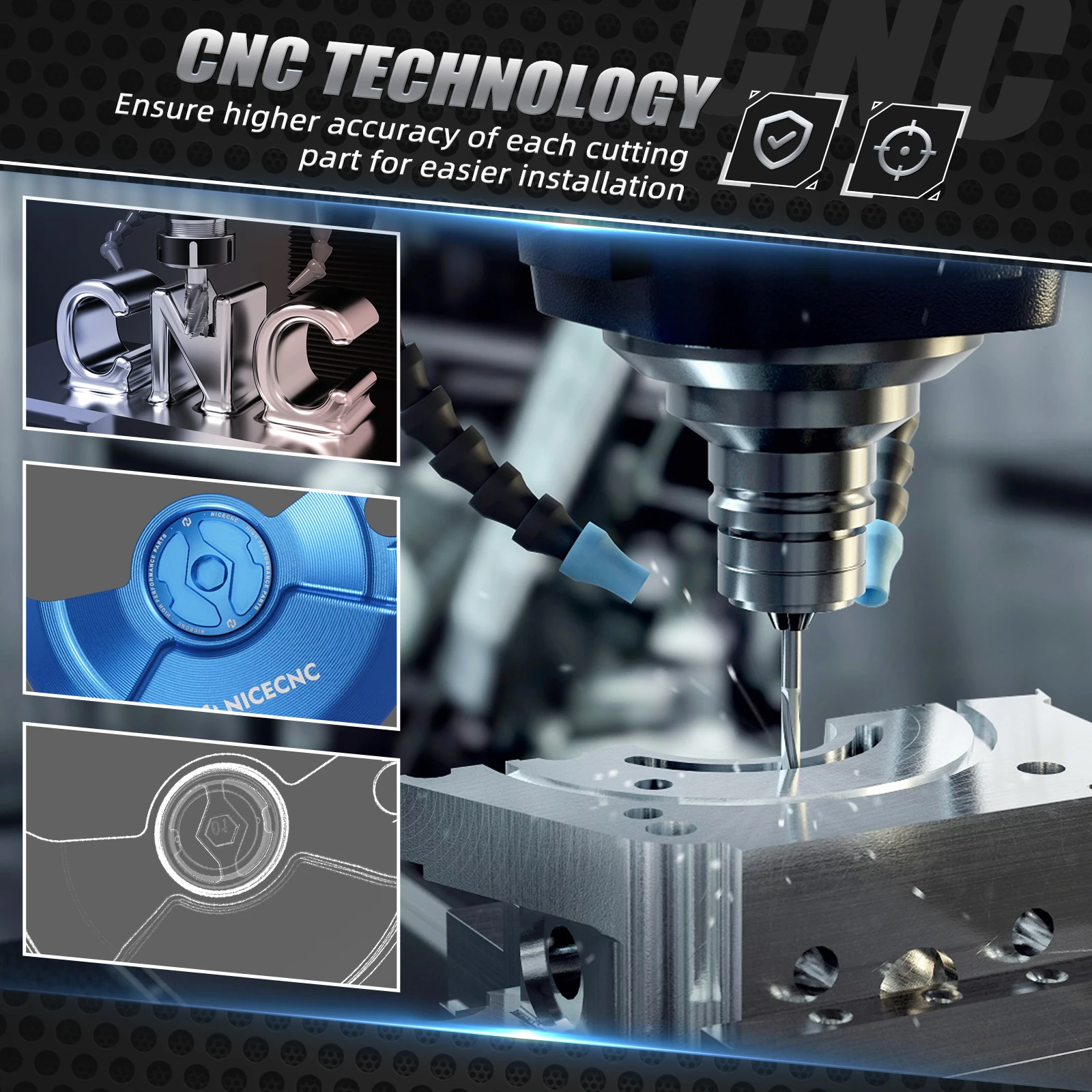 NICECNC Für Yamaha Tenere 700 2019–2024, Kurbelgehäuse-Abdeckung, Schutzfolie für Yamaha Tenere 700 World Raid 2022–2023 – Detail 11