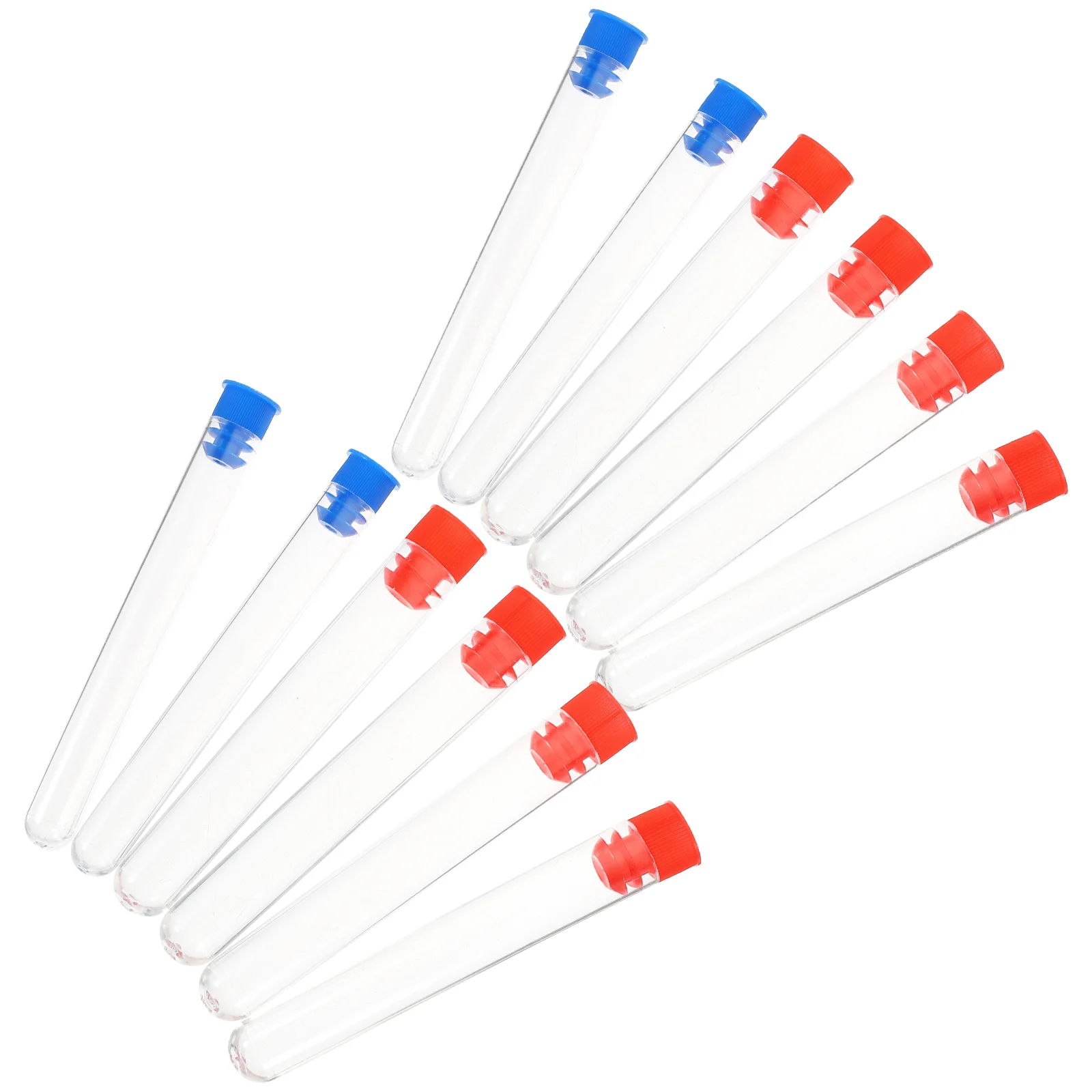 

12 Pcs Test Tube Candy Xmas Decor Shot Tubes Scientific Experiments Chocolate Christmas Plastic Storage Abs Hospitals